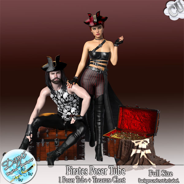 PIRATES POSER TUBE PACK CU - FS by Disyas - Click Image to Close